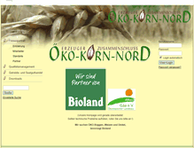 Tablet Screenshot of oeko-korn-nord.de